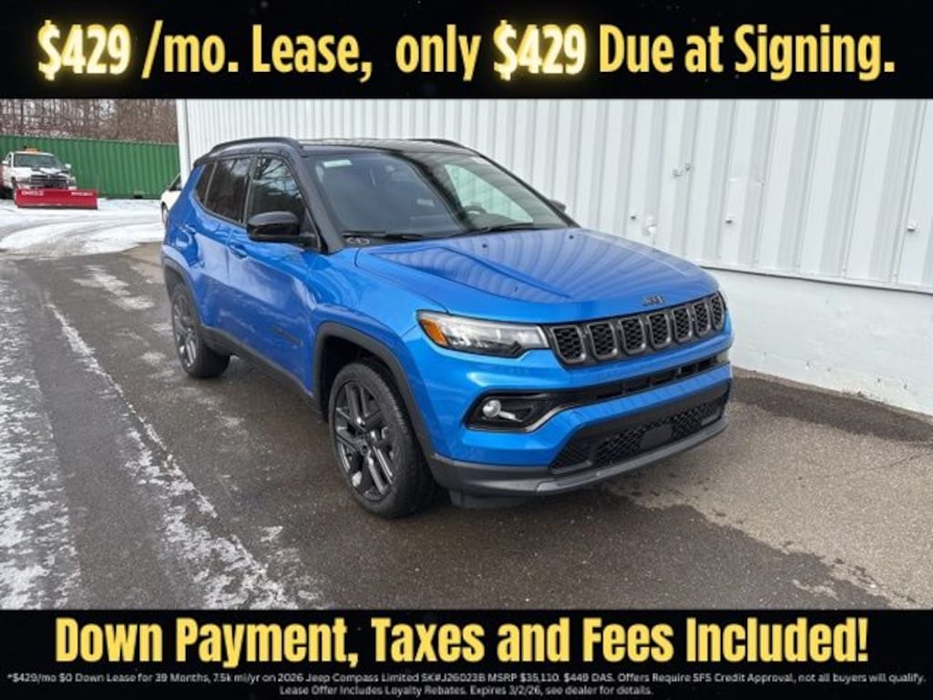 New 2026 Jeep Compass Limited Sport Utility
