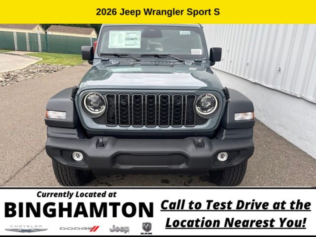 New 2026 Jeep Wrangler Sport S Sport Utility