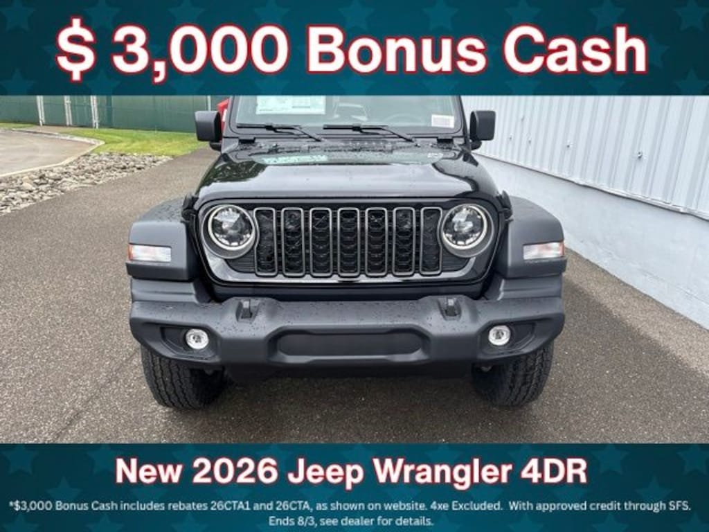 New 2026 Jeep Wrangler Sport S Sport Utility