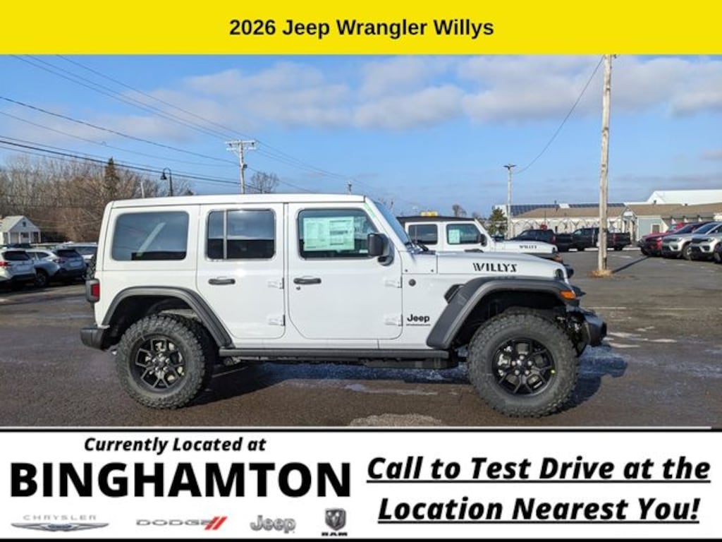 New 2026 Jeep Wrangler Willys Sport Utility