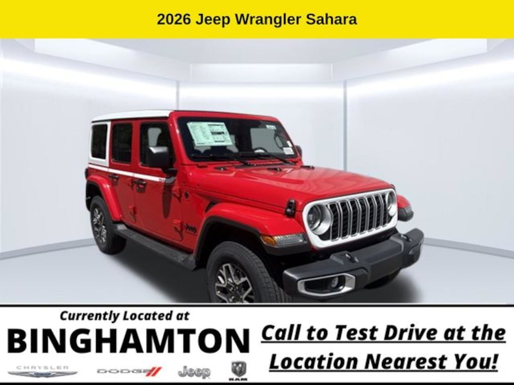 New 2026 Jeep Wrangler Sahara Sport Utility