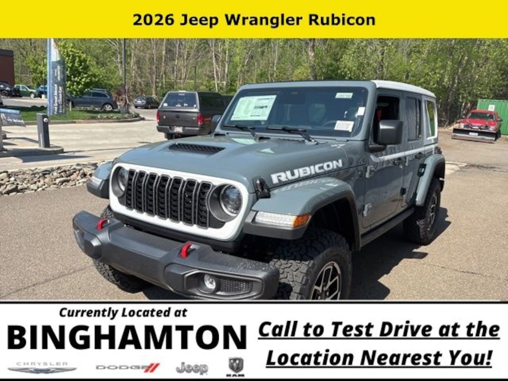 New 2026 Jeep Wrangler Rubicon Sport Utility