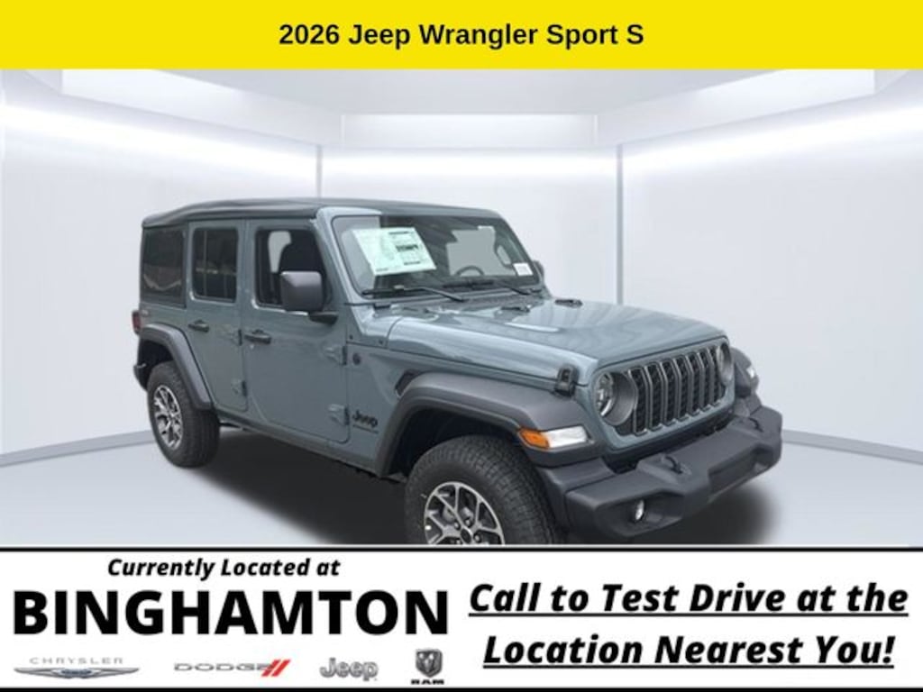 New 2026 Jeep Wrangler Sport S Sport Utility