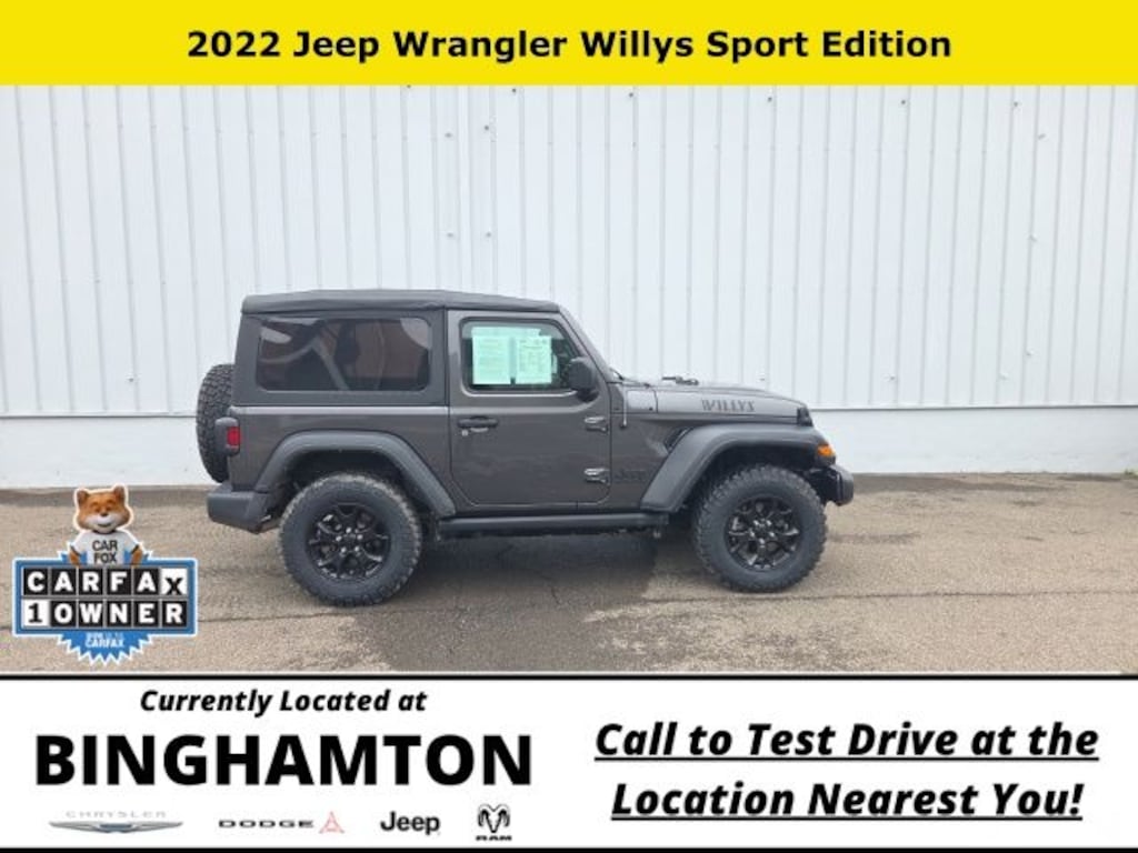 Used 2022 Jeep Wrangler Sport SUV