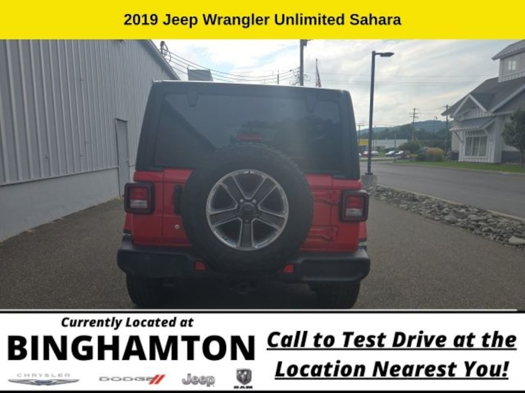 Used 2019 Jeep Wrangler Unlimited Sahara 4x4 SUV