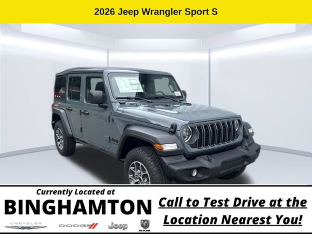 New 2026 Jeep Wrangler Sport S Sport Utility