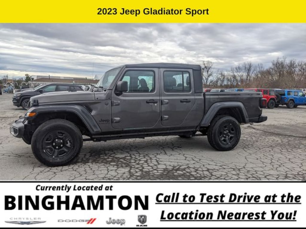 Used 2023 Jeep Gladiator Sport Truck Crew Cab
