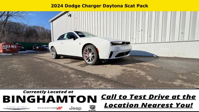 Used 2024 Dodge Charger Daytona Scat Pack with VIN 2C3CDBDK0RR206189 for sale in Binghamton, NY