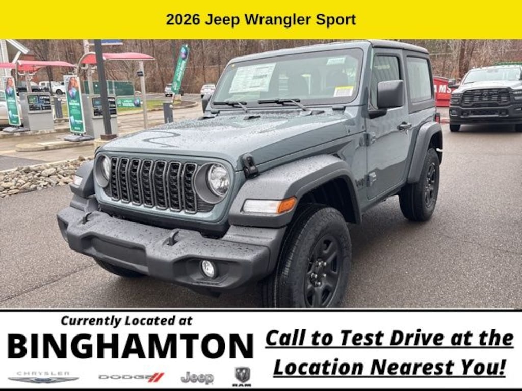 New 2026 Jeep Wrangler Sport Sport Utility
