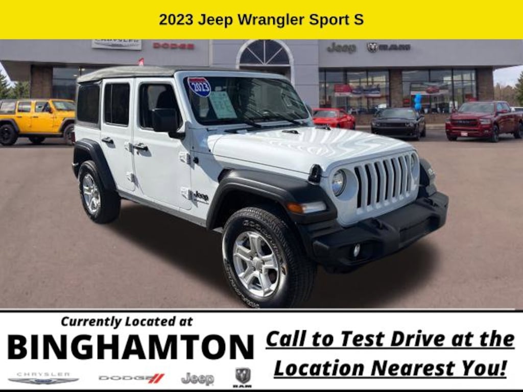 Used 2023 Jeep Wrangler Sport SUV