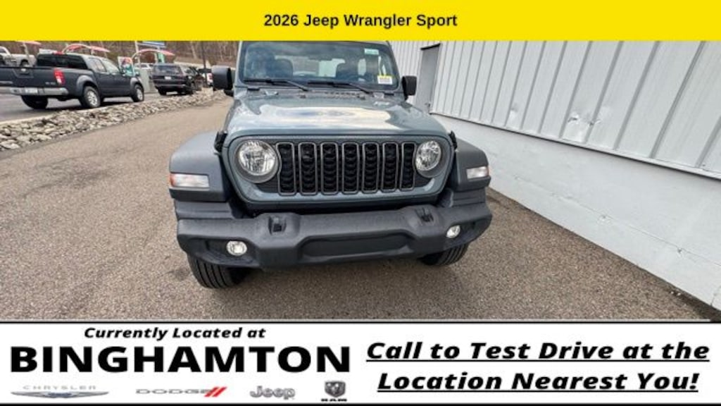 New 2026 Jeep Wrangler Sport Sport Utility