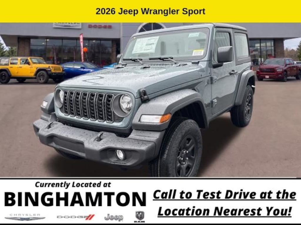 New 2026 Jeep Wrangler Sport Sport Utility