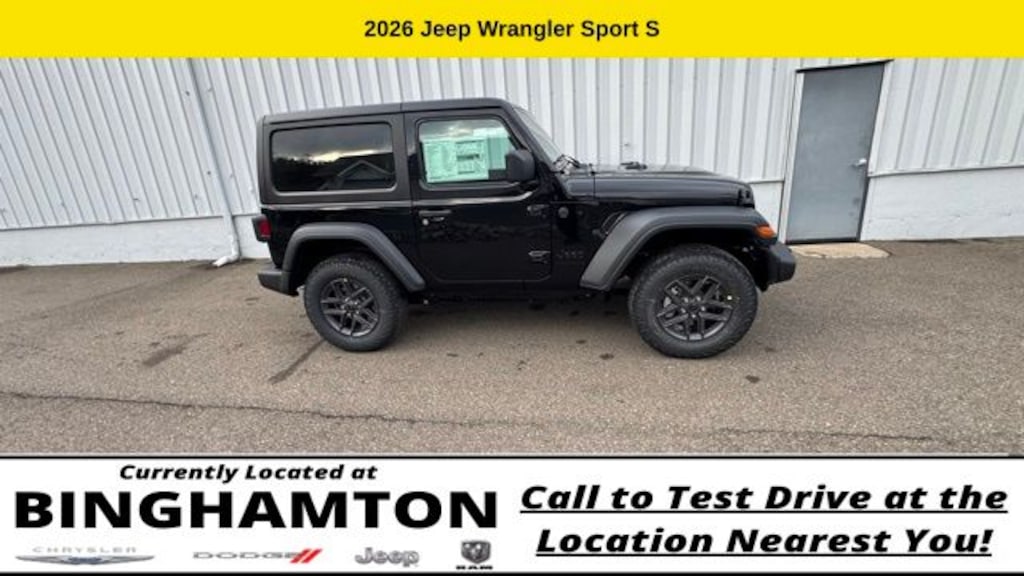 New 2026 Jeep Wrangler Sport S Sport Utility