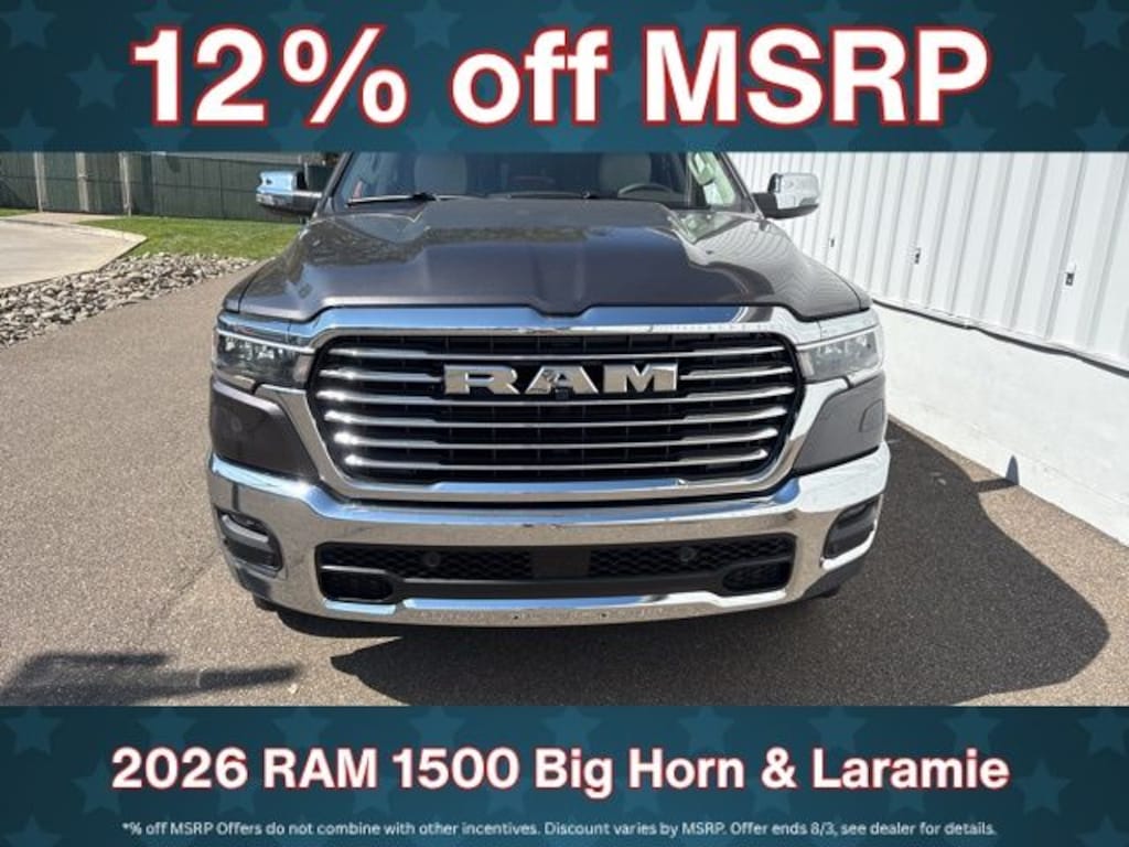 New 2026 Ram 1500 Laramie Pickup