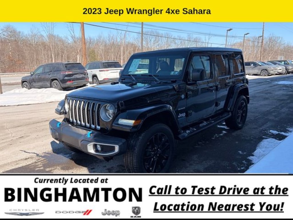 Used 2023 Jeep Wrangler 4xe Sahara SUV