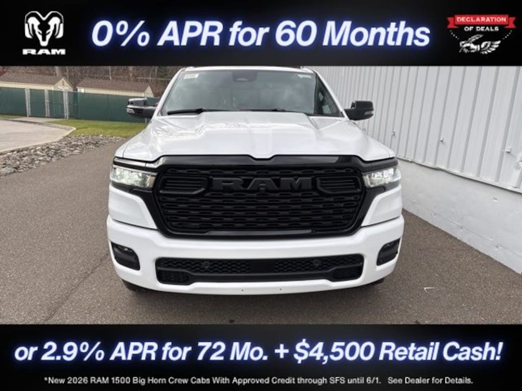 New 2026 Ram 1500 Big Horn/Lone Star Pickup