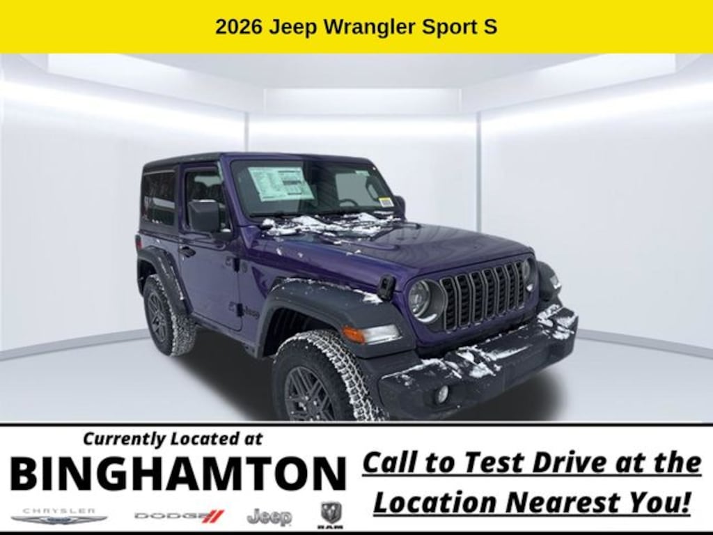 New 2026 Jeep Wrangler Sport S Sport Utility