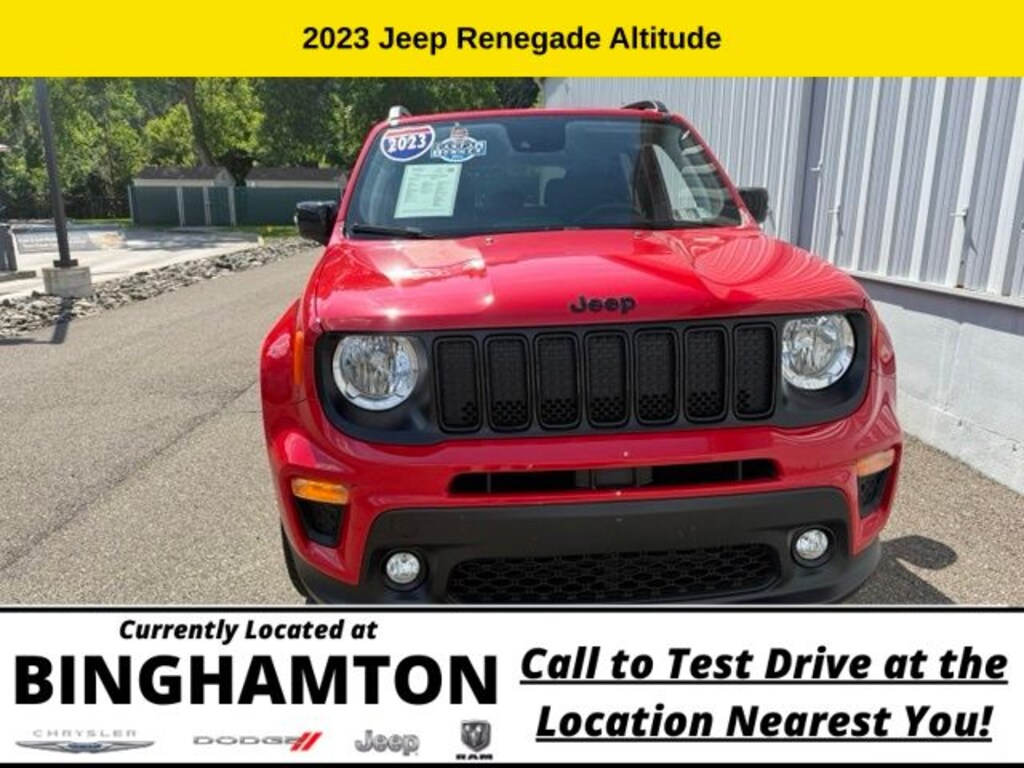 Used 2023 Jeep Renegade Latitude SUV