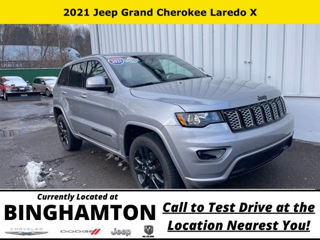 Used 2021 Jeep Grand Cherokee Laredo X with VIN 1C4RJFAG1MC855376 for sale in Binghamton, NY
