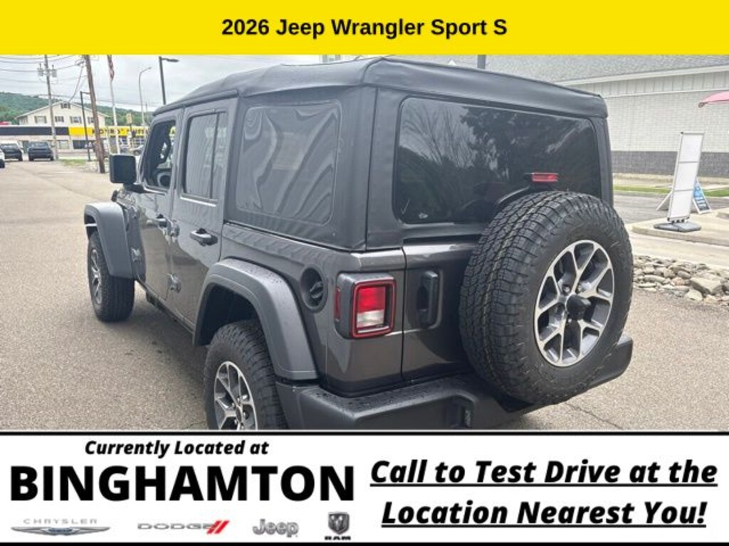 New 2026 Jeep Wrangler Sport S Sport Utility