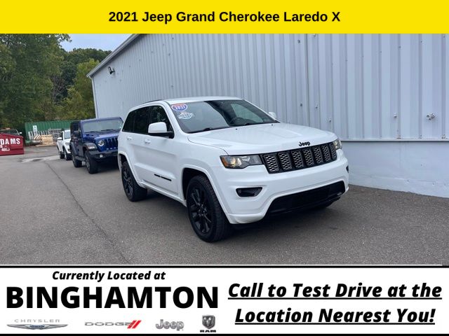 Used 2021 Jeep Grand Cherokee Laredo X with VIN 1C4RJFAG3MC795746 for sale in Binghamton, NY