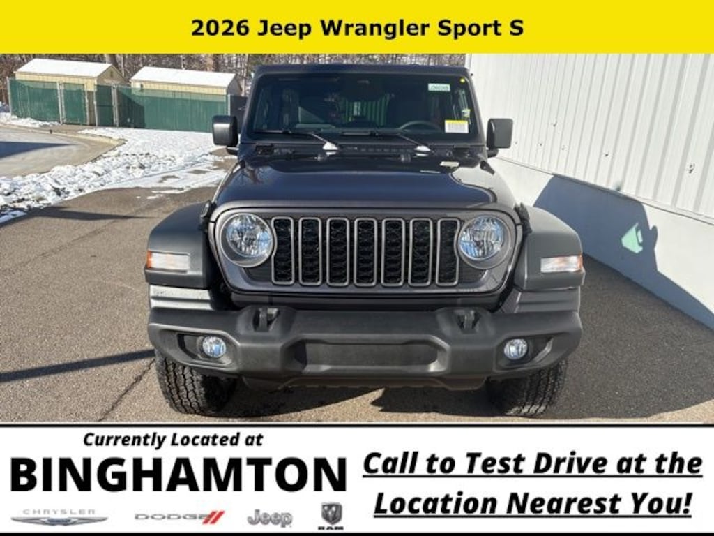 New 2026 Jeep Wrangler Sport S Sport Utility