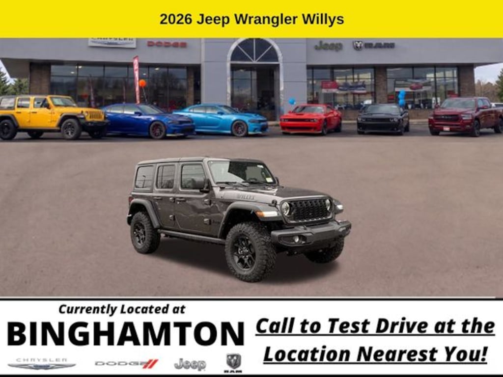 New 2026 Jeep Wrangler Willys Sport Utility