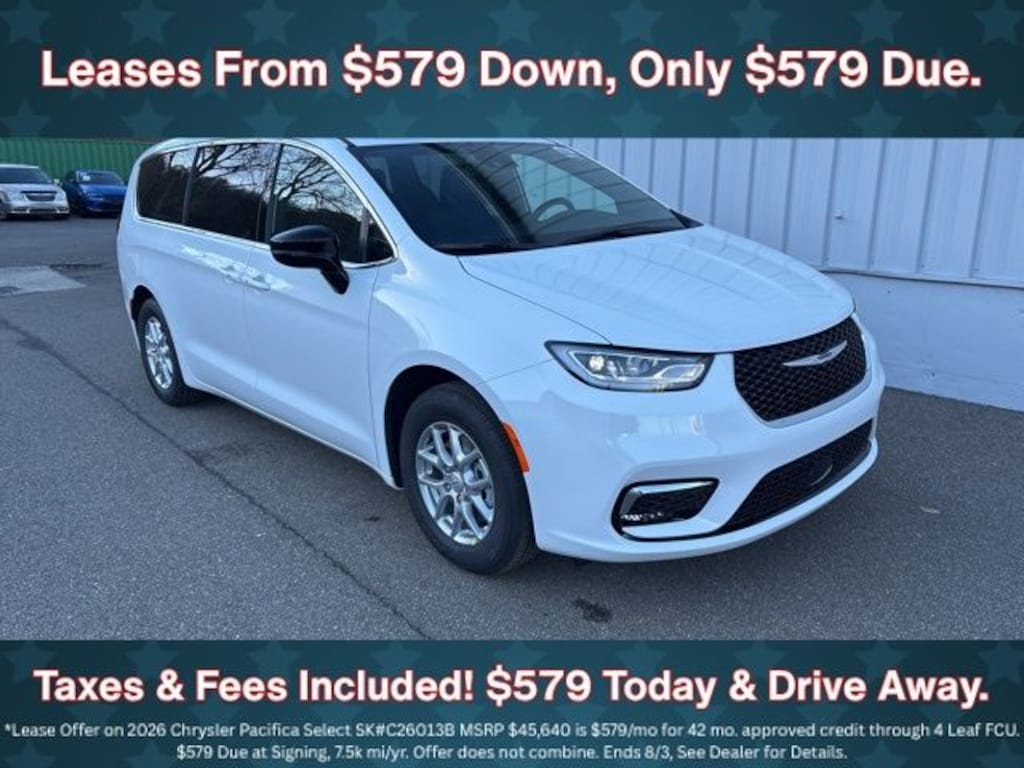 New 2026 Chrysler Pacifica Select Passenger Van