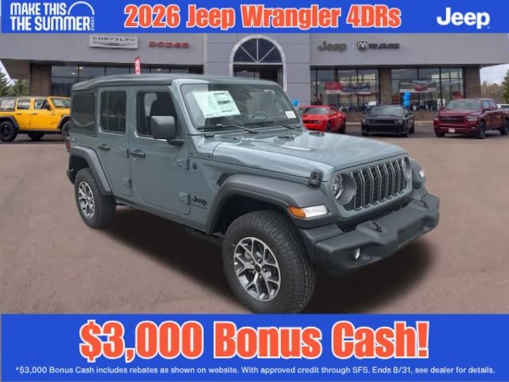 New 2026 Jeep Wrangler Sport S Sport Utility