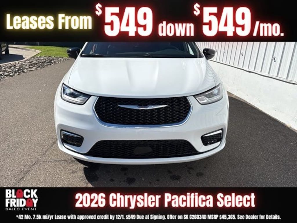 New 2026 Chrysler Pacifica Select Passenger Van