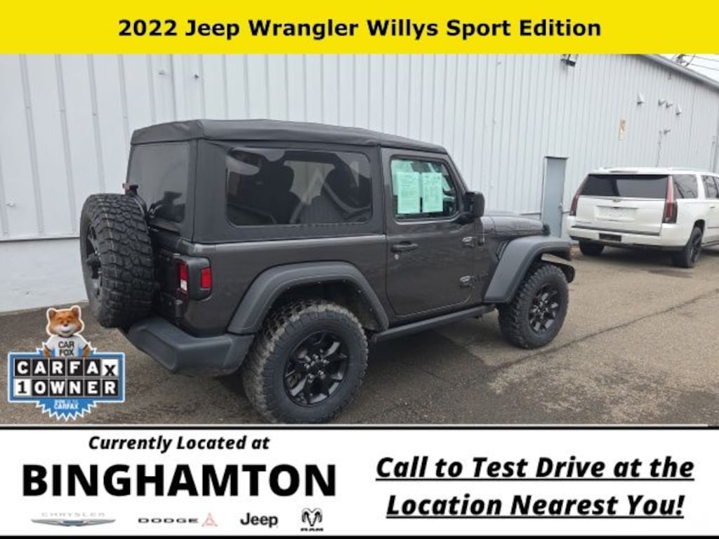 Used 2022 Jeep Wrangler Sport SUV