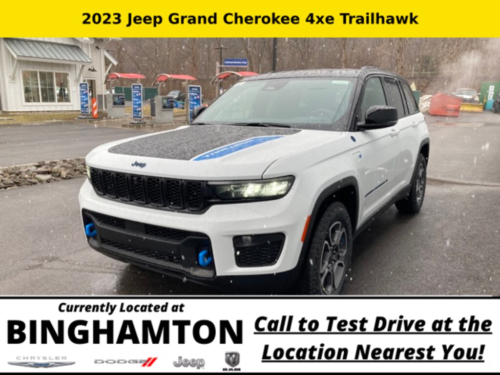New 2023 Jeep Grand Cherokee Trailhawk 4xe Sport Utility