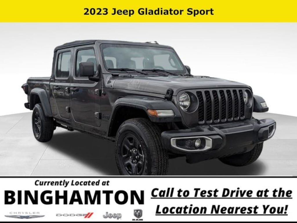 Used 2023 Jeep Gladiator Sport Truck Crew Cab