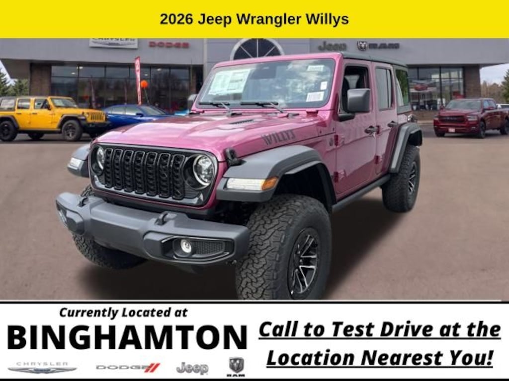New 2026 Jeep Wrangler Willys Sport Utility