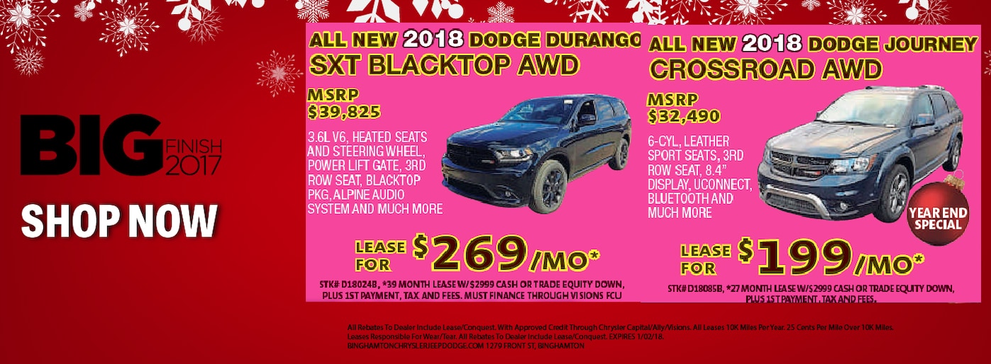 Chrysler Dodge Jeep Ram Dealership In Binghamton Ny