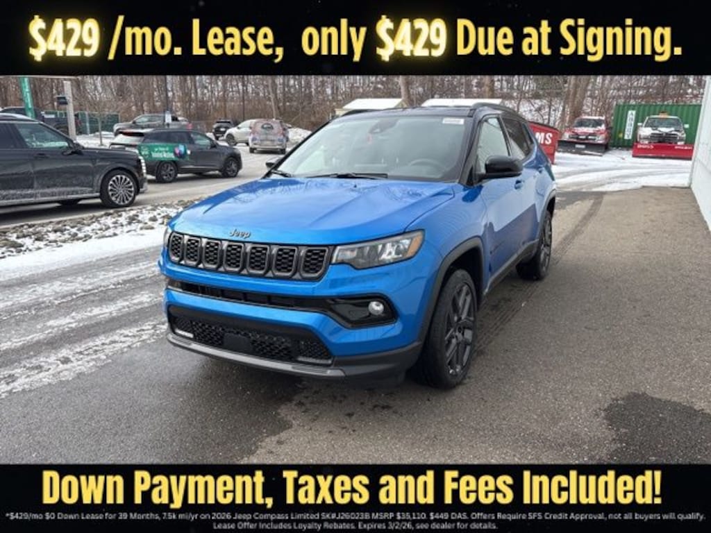 New 2026 Jeep Compass Limited Sport Utility