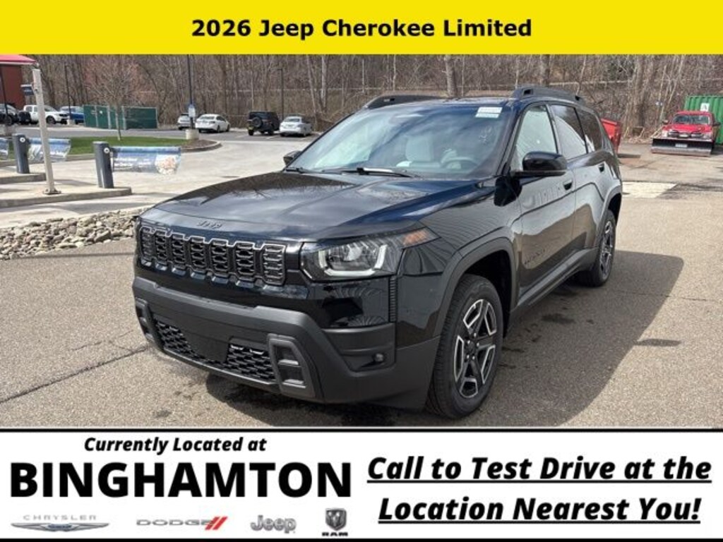 New 2026 Jeep Cherokee Limited Sport Utility