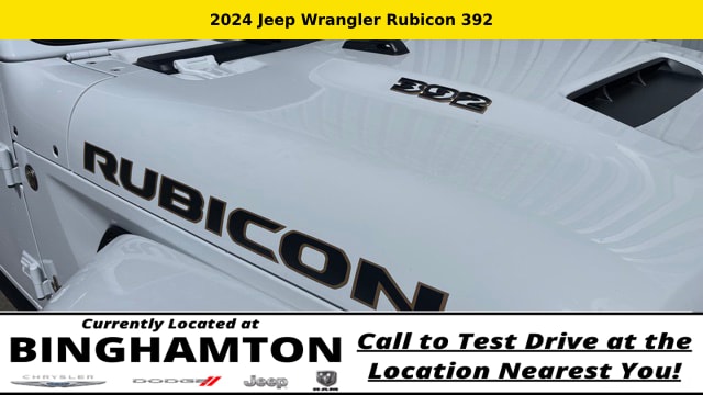 Used 2024 Jeep Wrangler 4-Door Rubicon 392 with VIN 1C4RJXSJ8RW101378 for sale in Binghamton, NY