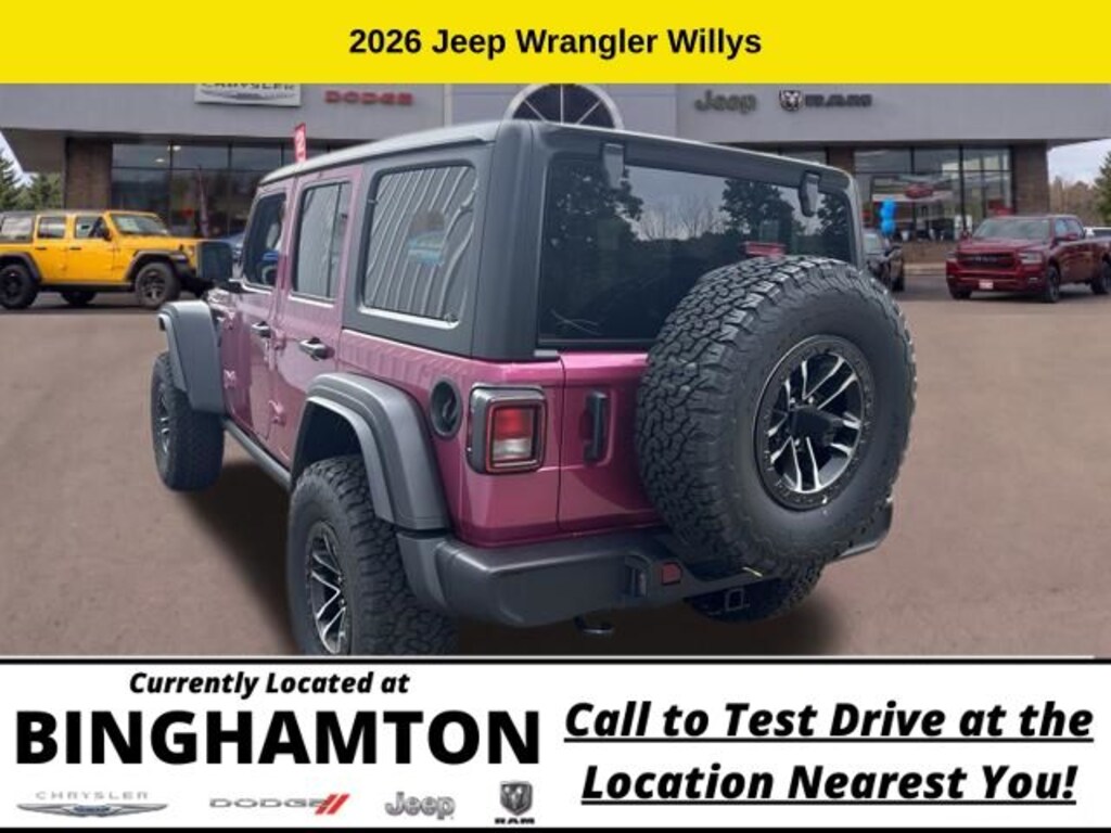 New 2026 Jeep Wrangler Willys Sport Utility