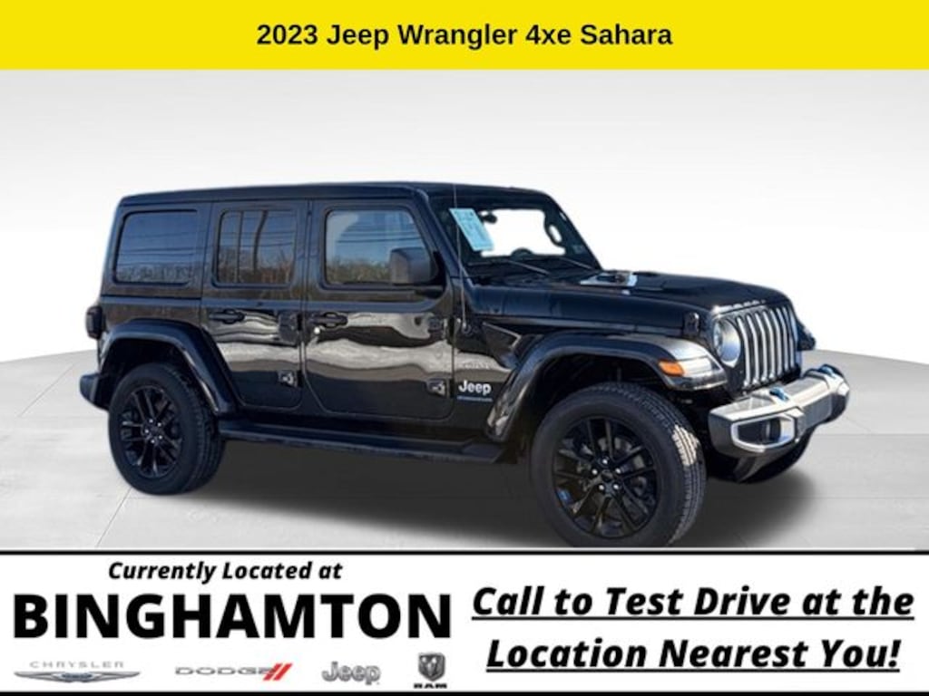 Used 2023 Jeep Wrangler 4xe Sahara SUV