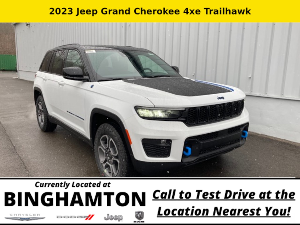 New 2023 Jeep Grand Cherokee Trailhawk 4xe Sport Utility