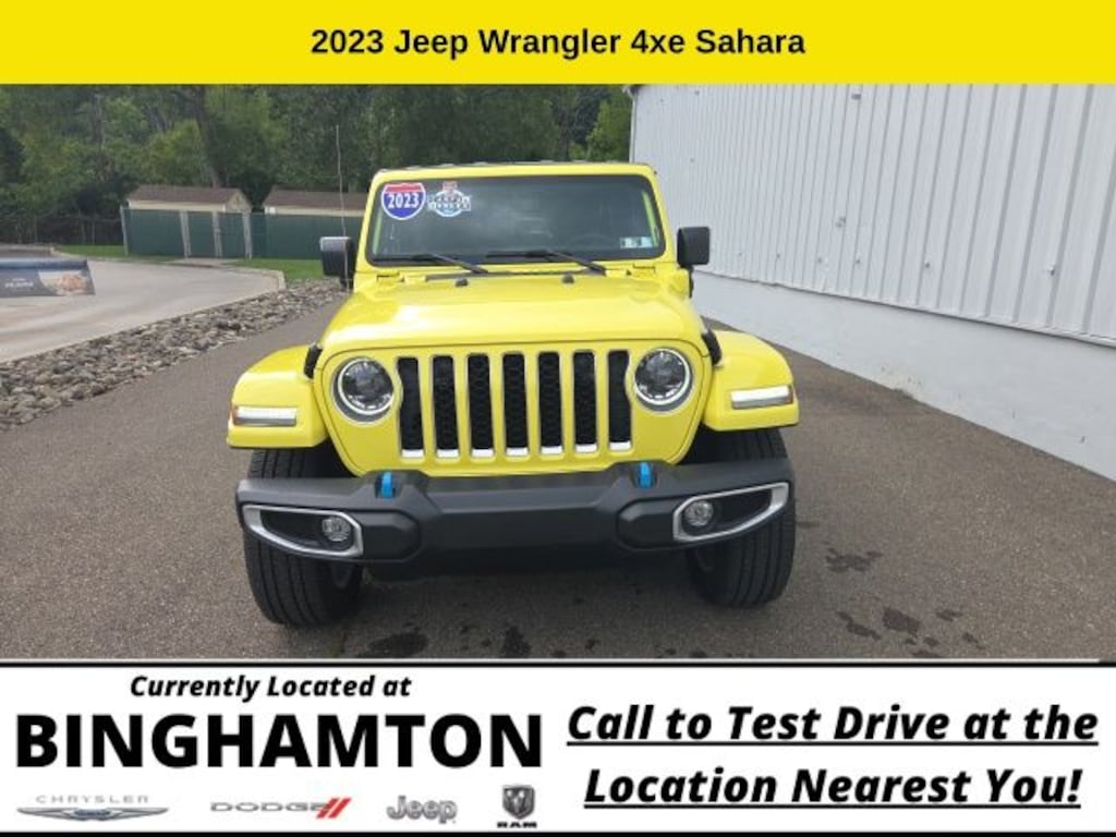 Used 2023 Jeep Wrangler 4xe Sahara SUV