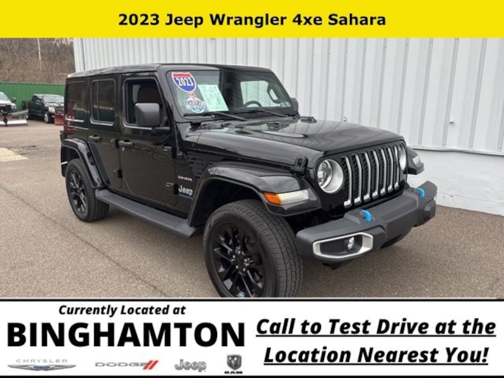 Used 2023 Jeep Wrangler 4xe Sahara SUV