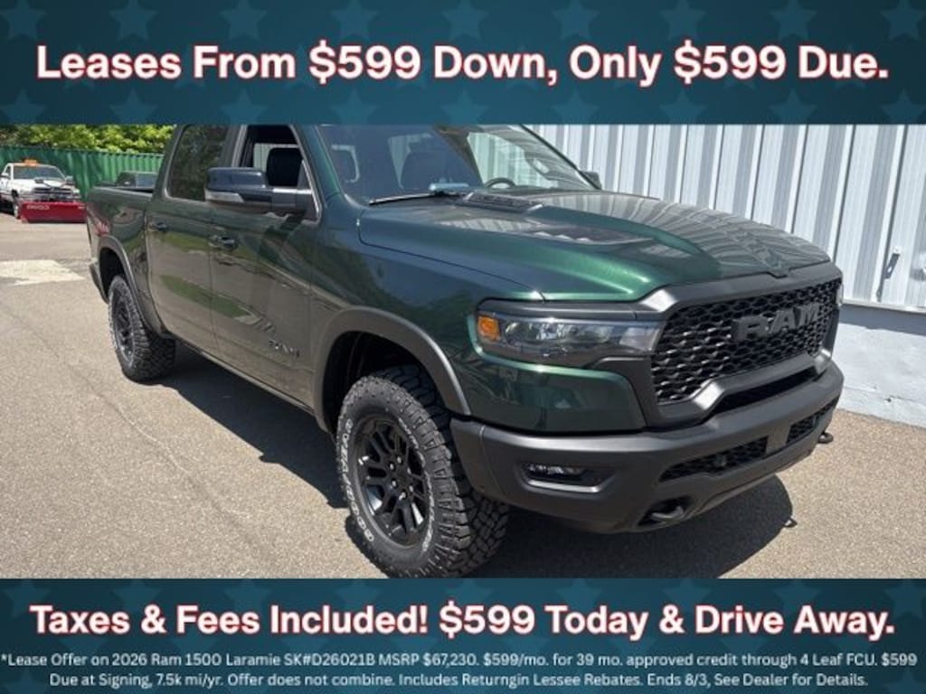 New 2026 Ram 1500 Rebel Pickup