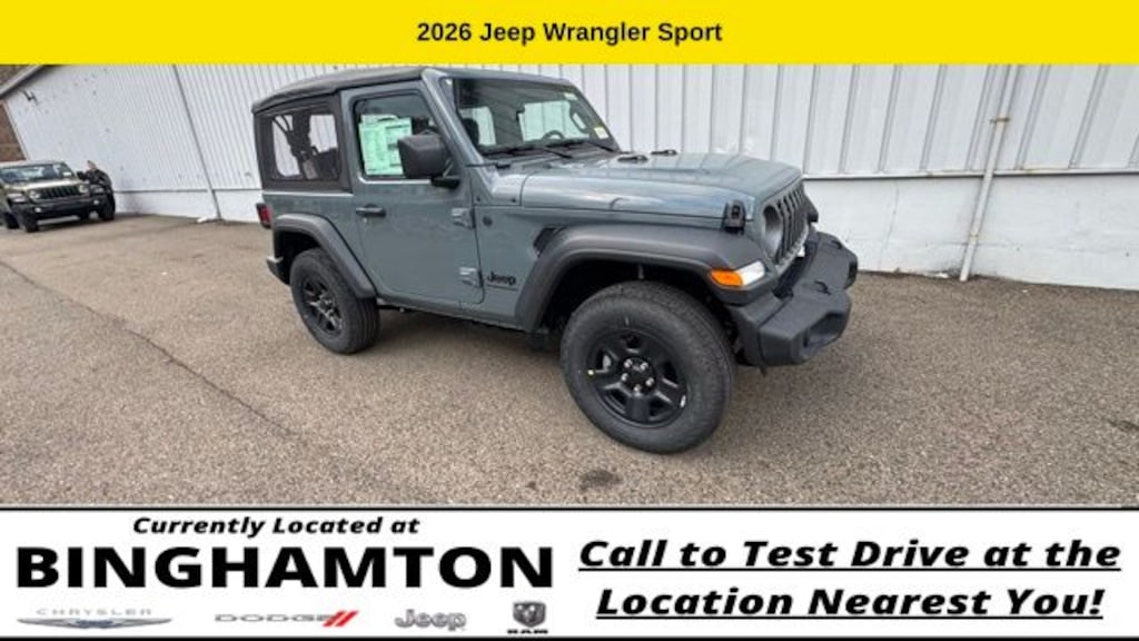New 2026 Jeep Wrangler Sport Sport Utility
