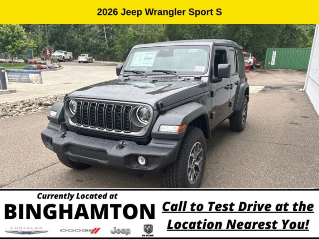 New 2026 Jeep Wrangler Sport S Sport Utility
