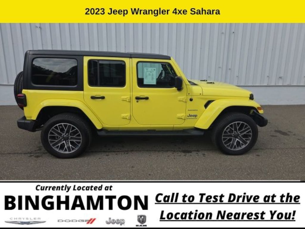 Used 2023 Jeep Wrangler 4xe Sahara SUV