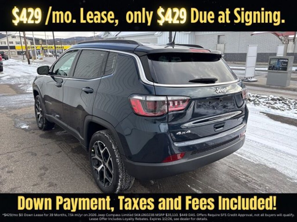 New 2026 Jeep Compass Limited Sport Utility
