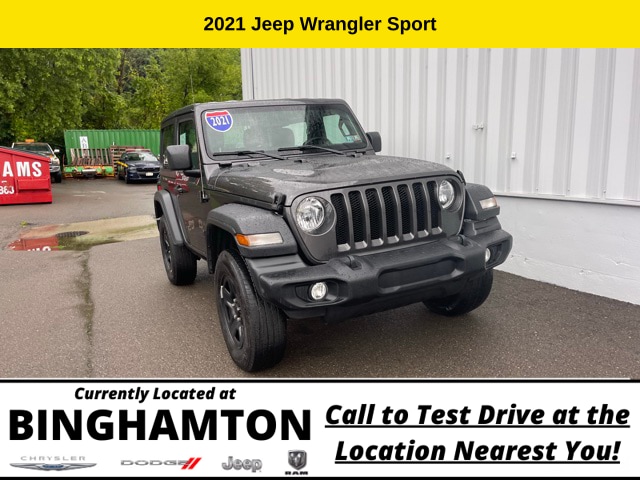 Used 2021 Jeep Wrangler Sport with VIN 1C4GJXAN6MW785092 for sale in Binghamton, NY