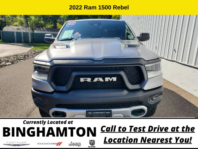 Used 2022 RAM Ram 1500 Pickup Rebel with VIN 1C6SRFLT7NN199279 for sale in Binghamton, NY